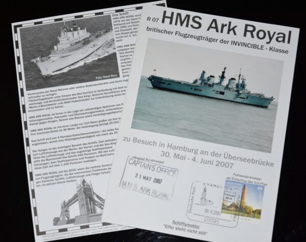 "HMS Ark Royal" - Überseebrücke Hamburg 2007 – Bild 2