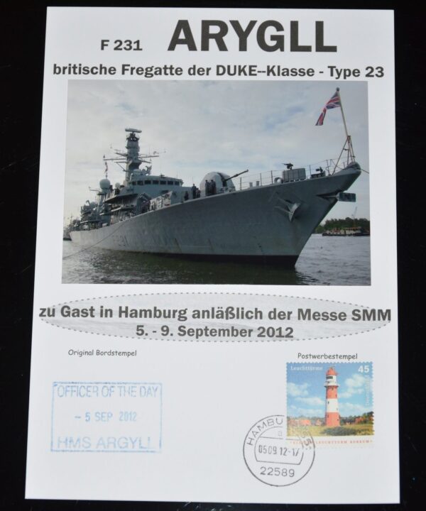 "HMS Arygll" - "SMM" Hamburg 2012