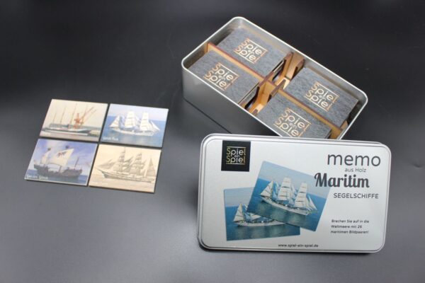 Memo aus Holz - Maritim - Segelschiffe – Bild 5