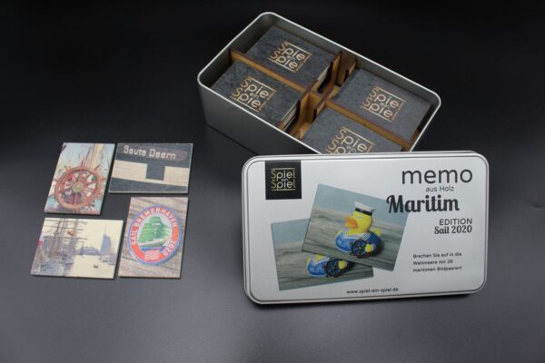 Memo aus Holz - Maritim - Edition "Sail 2020" – Bild 4