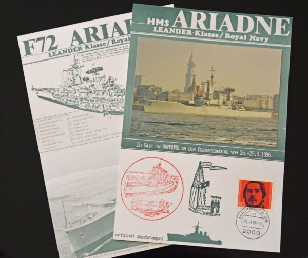 "HMS Ariadne" - Überseebrücke Hamburg 1986 – Bild 2