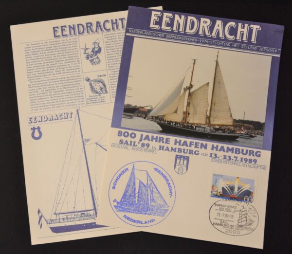 "Eendracht" - Sail Hamburg 1989 – Bild 2