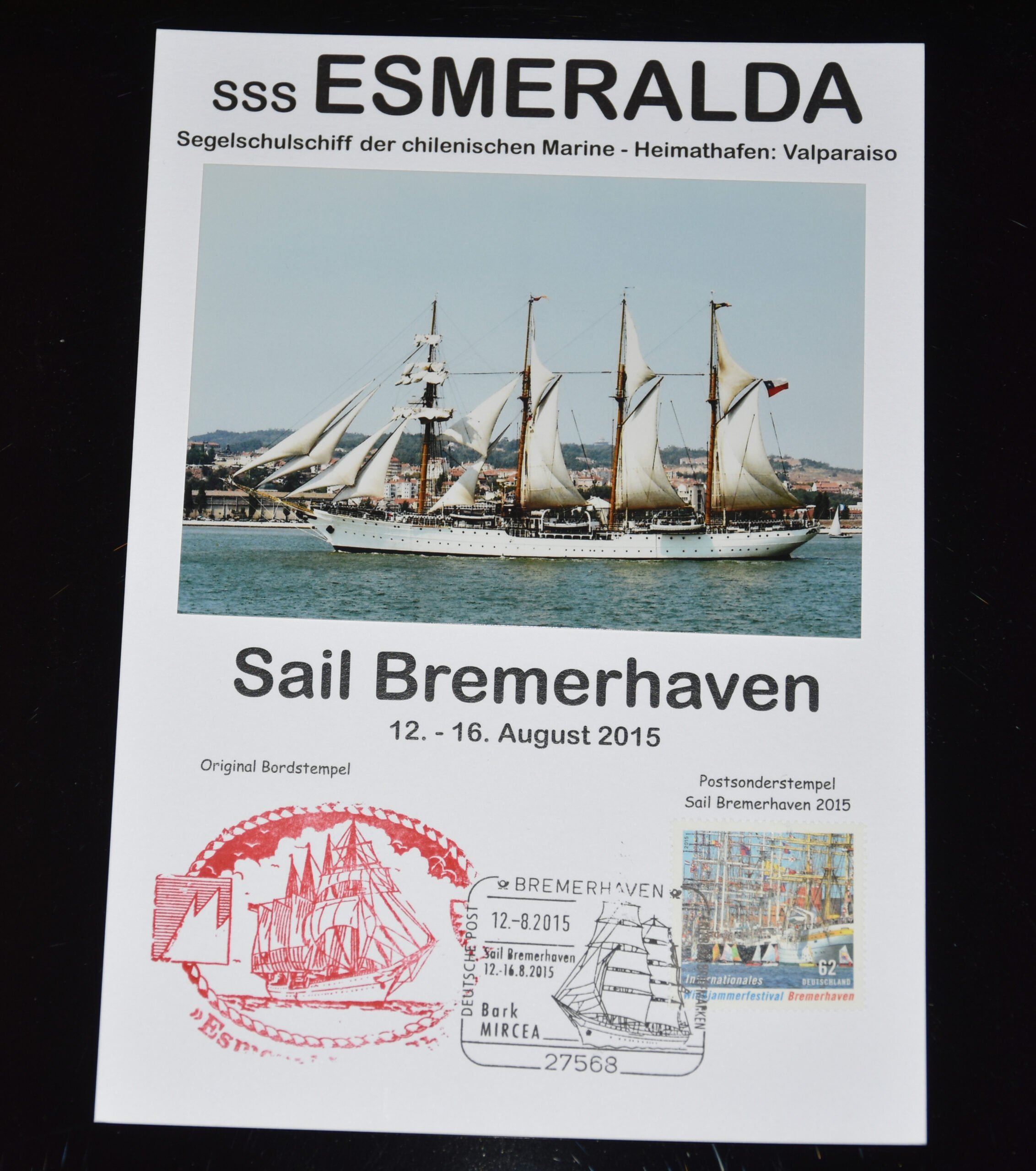 Das Segelschulschiff Esmeralda
