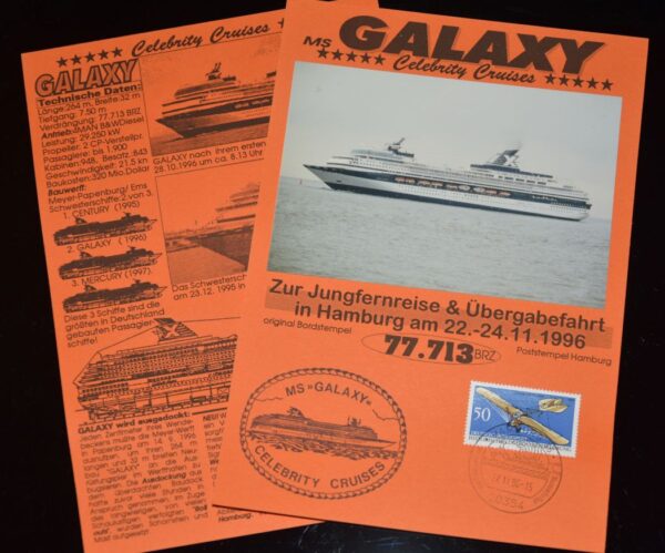 "Galaxy" - Jungfernreise & Übergabefahrt Hamburg 1996 – Bild 2