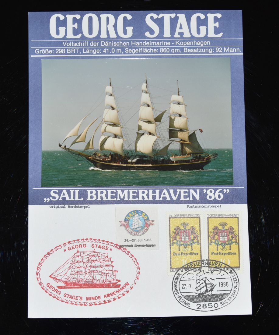 "Georg Stage" - Sail Bremerhaven 1986
