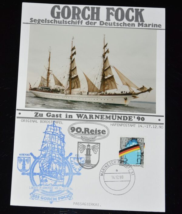 "Gorch Fock" - Warnemünde 1990