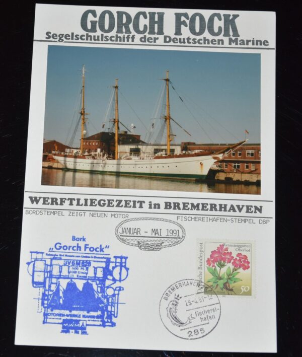 "Gorch Fock" - Werftliegezeit 1991