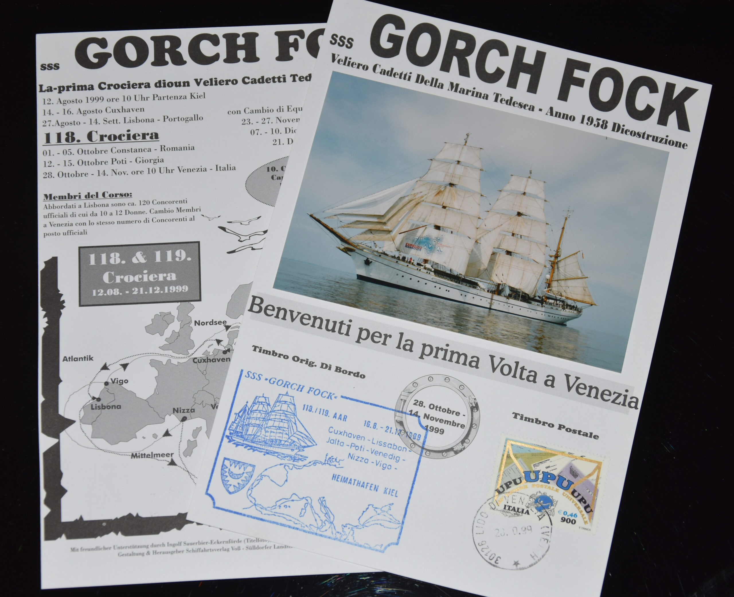 Wusstet Ihr eigentlich, dass wir für die italienischen Freunde der Gorch Foch eine italienische Ausgabe haben??