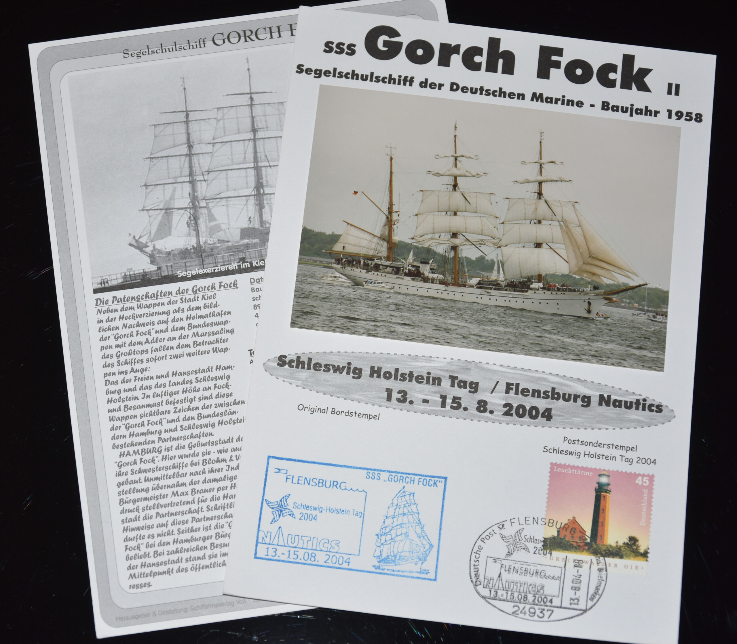 Die Gorch Fock Gast der Flensburg Nautics 2004