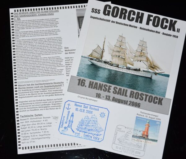 "Gorch Fock" - Hanse Sail Rostock 2006 – Bild 2