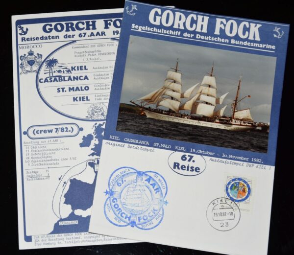 "Gorch Fock" - Informationen zur 67. AAR 1982 – Bild 2