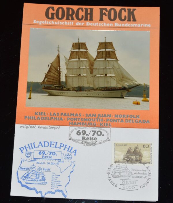 "Gorch Fock" - Informationen zur 69./70. AAR 1983