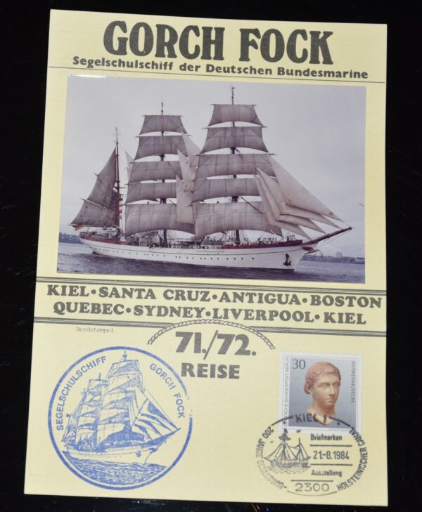 "Gorch Fock" - Informationen zur 71./72. AAR 1984