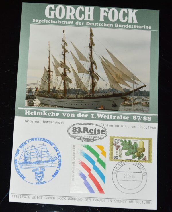 "Gorch Fock" - Informationen zur 83. AAR 1987/1988