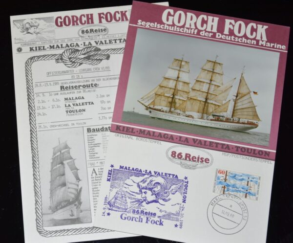 "Gorch Fock" - Informationen zur 86. AAR 1989 – Bild 2