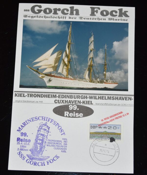 "Gorch Fock" - Informationen zur 99. AAR 1994