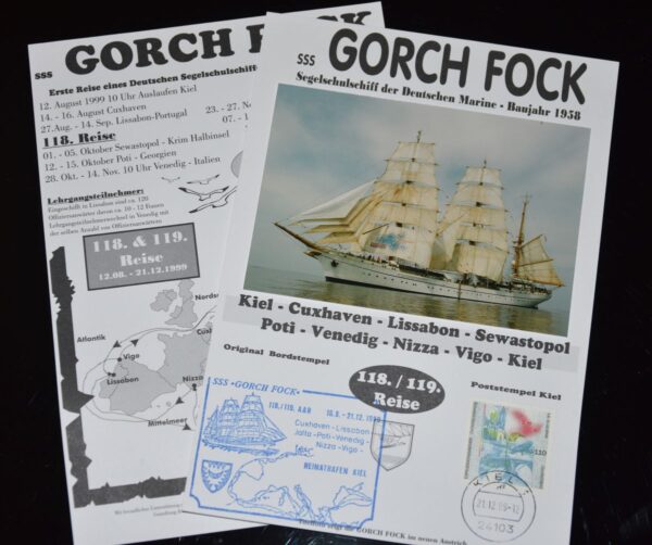 "Gorch Fock" - Informationen zur 118./119. AAR 1999 – Bild 2
