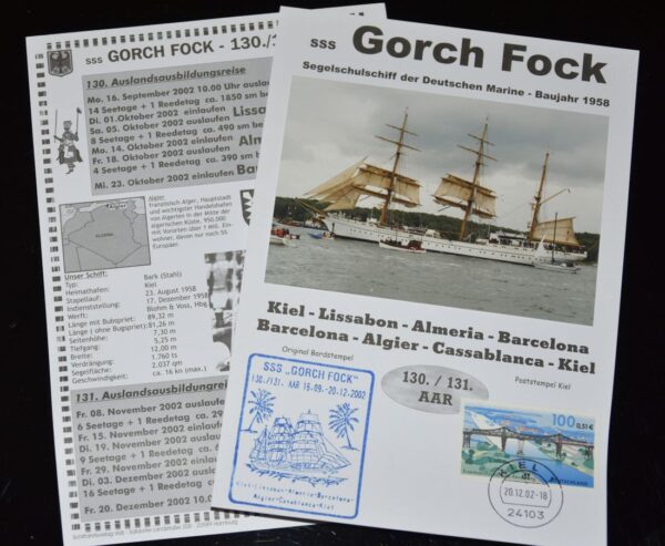 "Gorch Fock" - Informationen zur 130./131. AAR 2002 – Bild 2