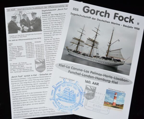 "Gorch Fock" - Informationen zur 160. AAR 2012 – Bild 2