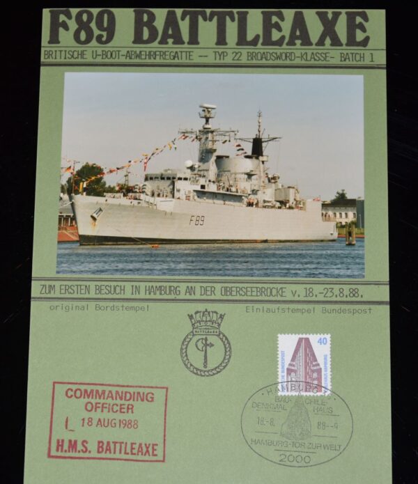 "HMS Battleaxe" - Überseebrücke Hamburg 1988