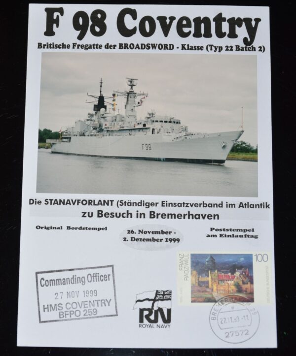 „HMS Coventry" - Bremerhaven 1999