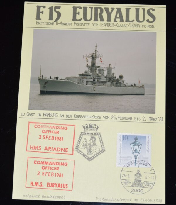 "HMS Euryalus" - Überseebrücke Hamburg 1981