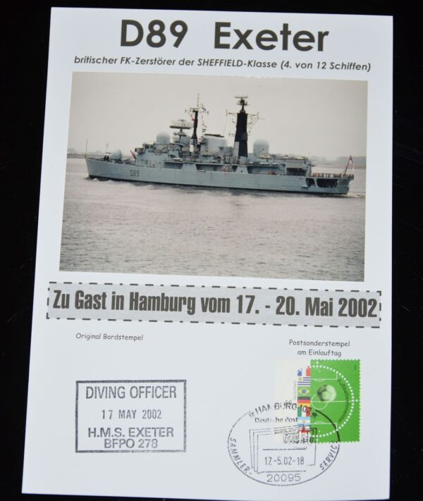 "HMS Exeter" - Hamburg 2002
