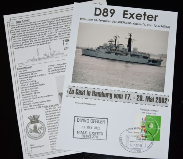"HMS Exeter" - Hamburg 2002 – Bild 2