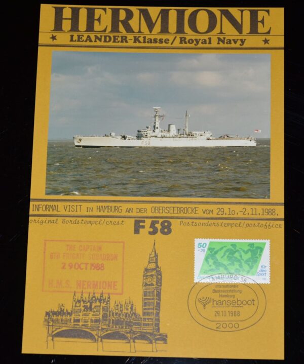 "HMS Hermione" - Überseebrücke Hamburg 1988