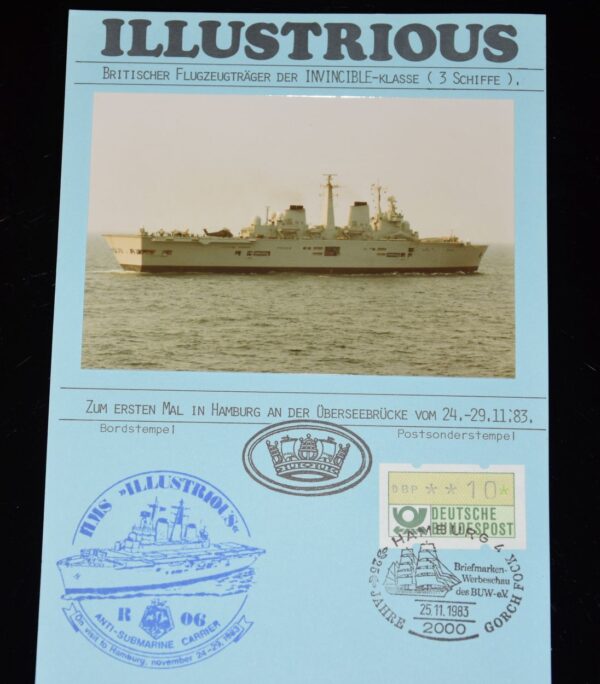 "HMS Illustrious" - Überseebrücke Hamburg 1983