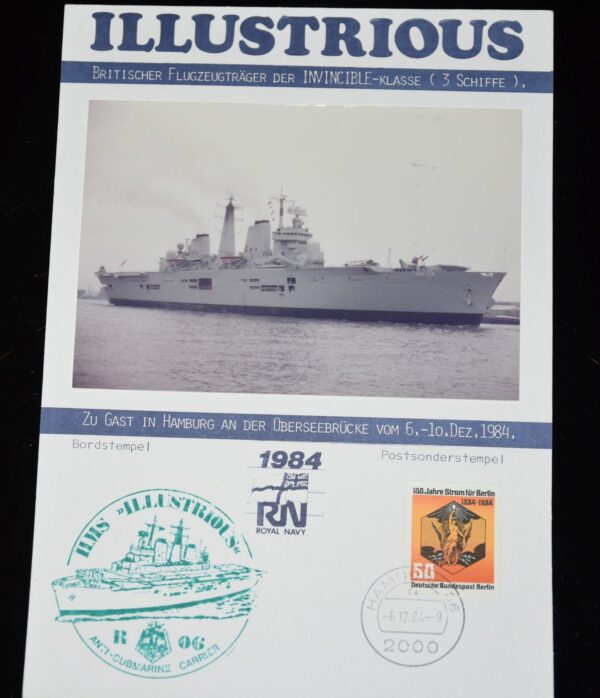 "HMS Illustrious" - Überseebrücke Hamburg 1984