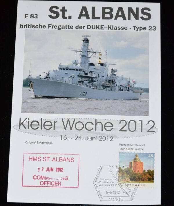 „HMS St. Albans“ – Kieler Woche 2012