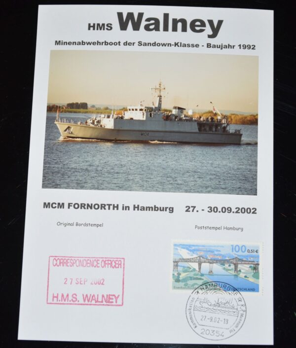 "HMS Walney" - "MCM Fornorth" Hamburg 2002