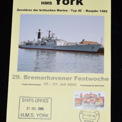 "HMS York" - 29. Bremerhavener Festwoche 2003