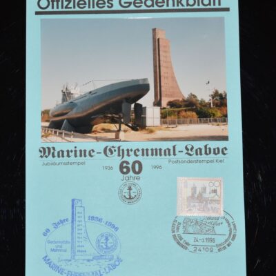 Marine-Ehrenmal-Laboe - Gedenkblatt 60 Jahre 1996