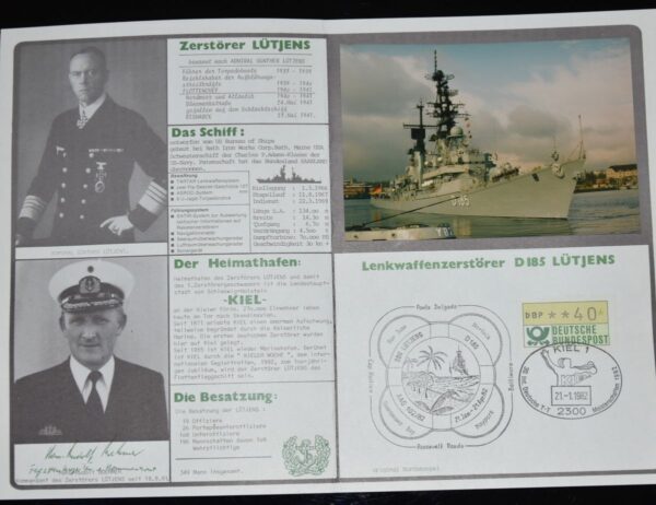 "Lütjens" - Kiel 1982 – Bild 2
