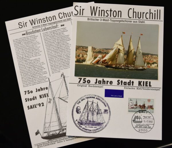 "Sir Winston Churchill" - Kiel 1992 – Bild 2