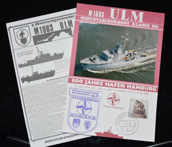 "Ulm" - 800 Jahre Hafen Hamburg 1989 – Bild 2