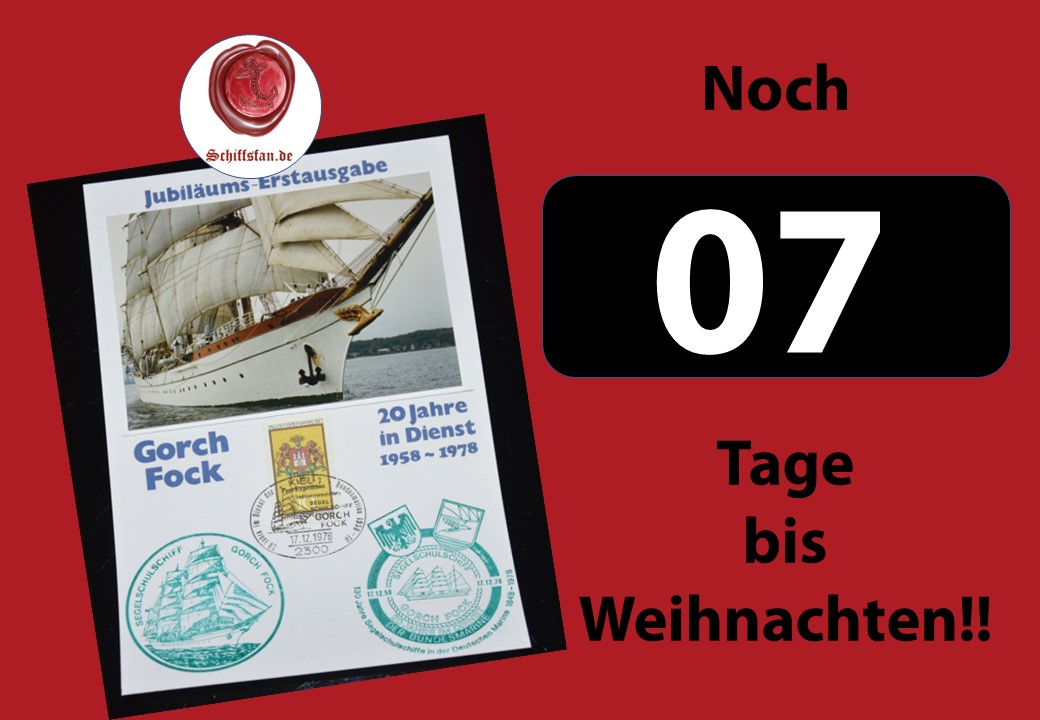 Wie wäre es zu Weihnachten mit der Gorch Fock als Geschenk?