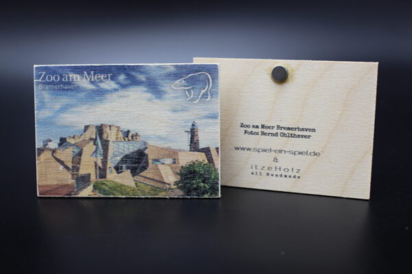 Holzmagnet „Zoo am Meer Bremerhaven" – Bild 2